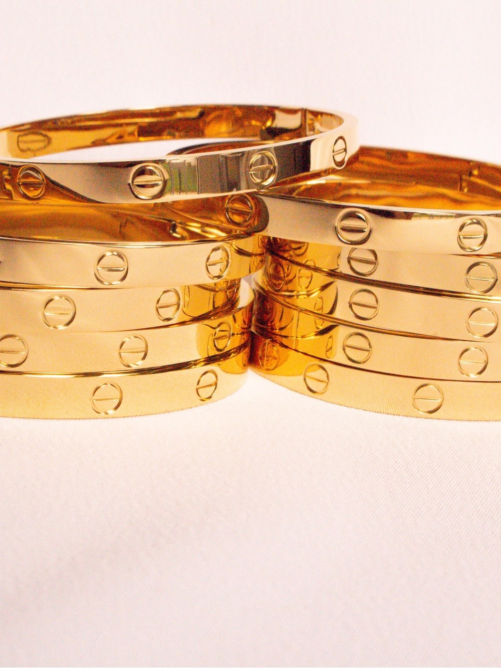 Gold plated over stainless steel bracelet - Picture 5 of 5